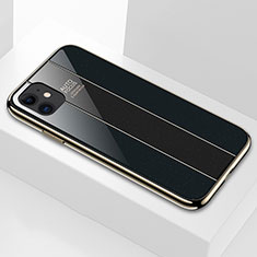 Carcasa Bumper Funda Silicona Espejo T01 para Apple iPhone 11 Negro
