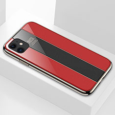 Carcasa Bumper Funda Silicona Espejo T01 para Apple iPhone 11 Rojo