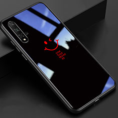 Carcasa Bumper Funda Silicona Espejo T01 para Huawei Honor 20 Negro