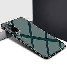 Carcasa Bumper Funda Silicona Espejo T01 para Huawei Honor Play4 5G Verde Noche