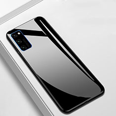 Carcasa Bumper Funda Silicona Espejo T01 para Huawei Honor V30 5G Negro