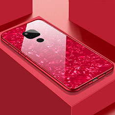 Carcasa Bumper Funda Silicona Espejo T01 para Huawei Mate 20 Rojo