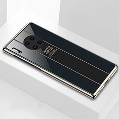 Carcasa Bumper Funda Silicona Espejo T01 para Huawei Mate 30E Pro 5G Negro
