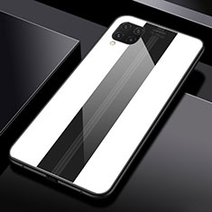 Carcasa Bumper Funda Silicona Espejo T01 para Huawei Nova 7i Blanco