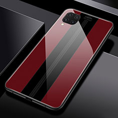 Carcasa Bumper Funda Silicona Espejo T01 para Huawei Nova 7i Rojo