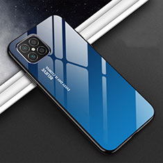 Carcasa Bumper Funda Silicona Espejo T01 para Huawei Nova 8 SE 5G Azul