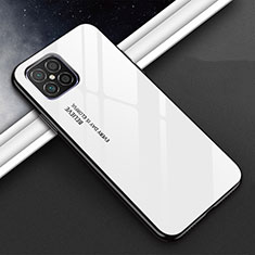 Carcasa Bumper Funda Silicona Espejo T01 para Huawei Nova 8 SE 5G Blanco