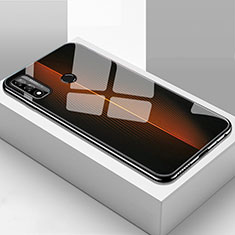 Carcasa Bumper Funda Silicona Espejo T01 para Huawei Nova Lite 3 Plus Naranja