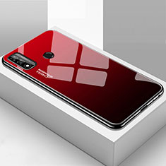 Carcasa Bumper Funda Silicona Espejo T01 para Huawei P Smart (2020) Rojo