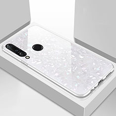Carcasa Bumper Funda Silicona Espejo T01 para Huawei P30 Lite New Edition Blanco