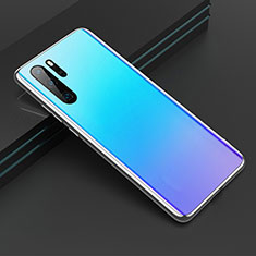 Carcasa Bumper Funda Silicona Espejo T01 para Huawei P30 Pro Azul Cielo