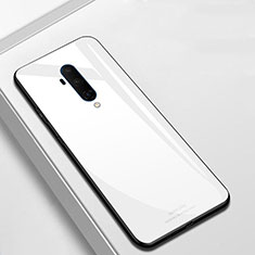 Carcasa Bumper Funda Silicona Espejo T01 para OnePlus 7T Pro Blanco