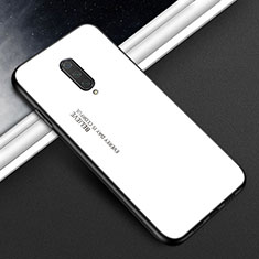 Carcasa Bumper Funda Silicona Espejo T01 para OnePlus 8 Blanco
