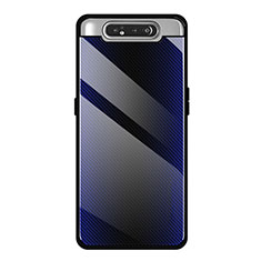 Carcasa Bumper Funda Silicona Espejo T01 para Samsung Galaxy A90 4G Morado