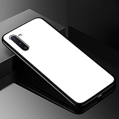 Carcasa Bumper Funda Silicona Espejo T01 para Samsung Galaxy Note 10 5G Blanco