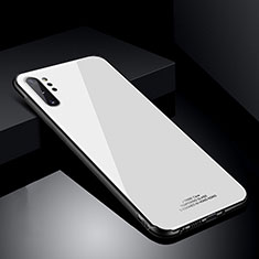 Carcasa Bumper Funda Silicona Espejo T01 para Samsung Galaxy Note 10 Plus Blanco