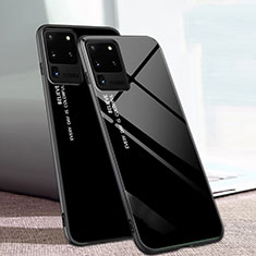 Carcasa Bumper Funda Silicona Espejo T01 para Samsung Galaxy S20 Ultra 5G Negro