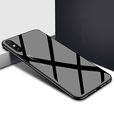 Carcasa Bumper Funda Silicona Espejo T01 para Xiaomi Redmi 9A Negro