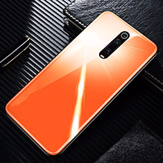Carcasa Bumper Funda Silicona Espejo T01 para Xiaomi Redmi K20 Naranja