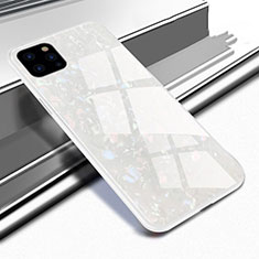 Carcasa Bumper Funda Silicona Espejo T02 para Apple iPhone 11 Pro Max Blanco