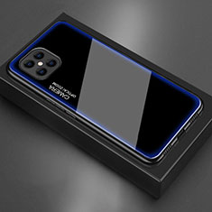 Carcasa Bumper Funda Silicona Espejo T02 para Huawei Nova 8 SE 5G Azul