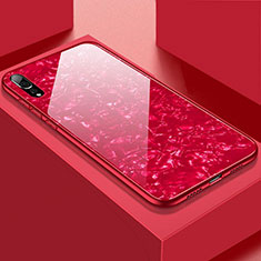 Carcasa Bumper Funda Silicona Espejo T02 para Huawei P20 Pro Rojo