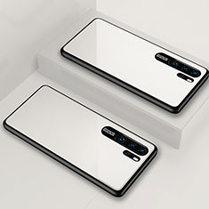 Carcasa Bumper Funda Silicona Espejo T02 para Huawei P30 Pro New Edition Blanco