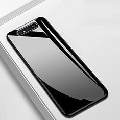 Carcasa Bumper Funda Silicona Espejo T02 para Samsung Galaxy A90 4G Negro