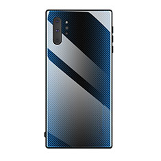 Carcasa Bumper Funda Silicona Espejo T02 para Samsung Galaxy Note 10 Plus 5G Azul