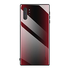 Carcasa Bumper Funda Silicona Espejo T02 para Samsung Galaxy Note 10 Plus 5G Rojo