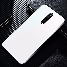 Carcasa Bumper Funda Silicona Espejo T02 para Xiaomi Redmi K20 Blanco