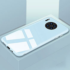 Carcasa Bumper Funda Silicona Espejo T03 para Huawei Mate 30 5G Azul Cielo