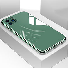 Carcasa Bumper Funda Silicona Espejo T05 para Apple iPhone 11 Pro Max Verde