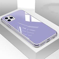 Carcasa Bumper Funda Silicona Espejo T05 para Apple iPhone 11 Pro Morado