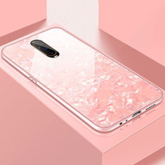 Carcasa Bumper Funda Silicona Espejo T05 para Oppo RX17 Pro Rosa