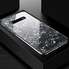 Carcasa Bumper Funda Silicona Espejo U01 para Samsung Galaxy S10 Plus Negro