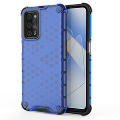 Carcasa Bumper Funda Silicona Transparente 360 Grados AM1 para Oppo A56 5G Azul