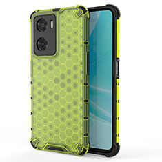 Carcasa Bumper Funda Silicona Transparente 360 Grados AM1 para Oppo A77 4G Verde