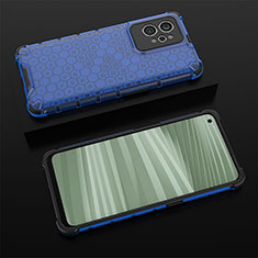 Carcasa Bumper Funda Silicona Transparente 360 Grados AM1 para Realme GT2 Pro 5G Azul