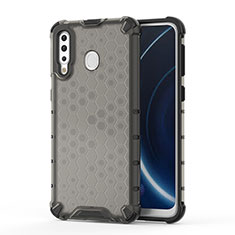Carcasa Bumper Funda Silicona Transparente 360 Grados AM1 para Samsung Galaxy A40s Negro