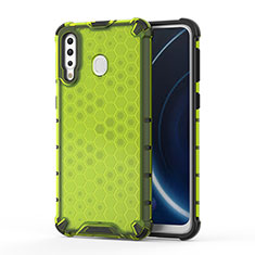 Carcasa Bumper Funda Silicona Transparente 360 Grados AM1 para Samsung Galaxy M30 Verde