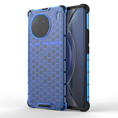 Carcasa Bumper Funda Silicona Transparente 360 Grados AM1 para Vivo X90 5G Azul