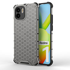 Carcasa Bumper Funda Silicona Transparente 360 Grados AM1 para Xiaomi Redmi A2 Negro