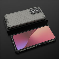 Carcasa Bumper Funda Silicona Transparente 360 Grados AM1 para Xiaomi Redmi Note 11T Pro 5G Negro