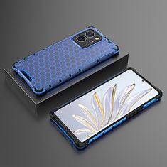 Carcasa Bumper Funda Silicona Transparente 360 Grados AM2 para Huawei Honor 80 SE 5G Azul