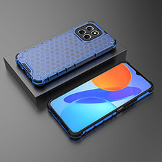 Carcasa Bumper Funda Silicona Transparente 360 Grados AM2 para Huawei Honor X6 Azul