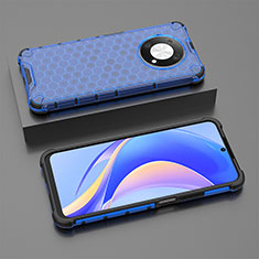 Carcasa Bumper Funda Silicona Transparente 360 Grados AM2 para Huawei Nova Y90 Azul