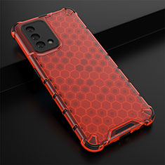 Carcasa Bumper Funda Silicona Transparente 360 Grados AM2 para Oppo F19 Rojo