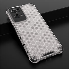 Carcasa Bumper Funda Silicona Transparente 360 Grados AM2 para Oppo Reno7 Pro 5G Blanco