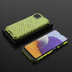 Carcasa Bumper Funda Silicona Transparente 360 Grados AM2 para Samsung Galaxy A22 5G Verde